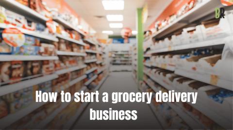 images of grocery being delivered